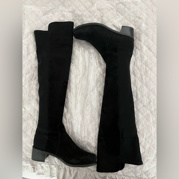 Stuart Weitzman Reserve Boots Black - Picture 3 of 6
